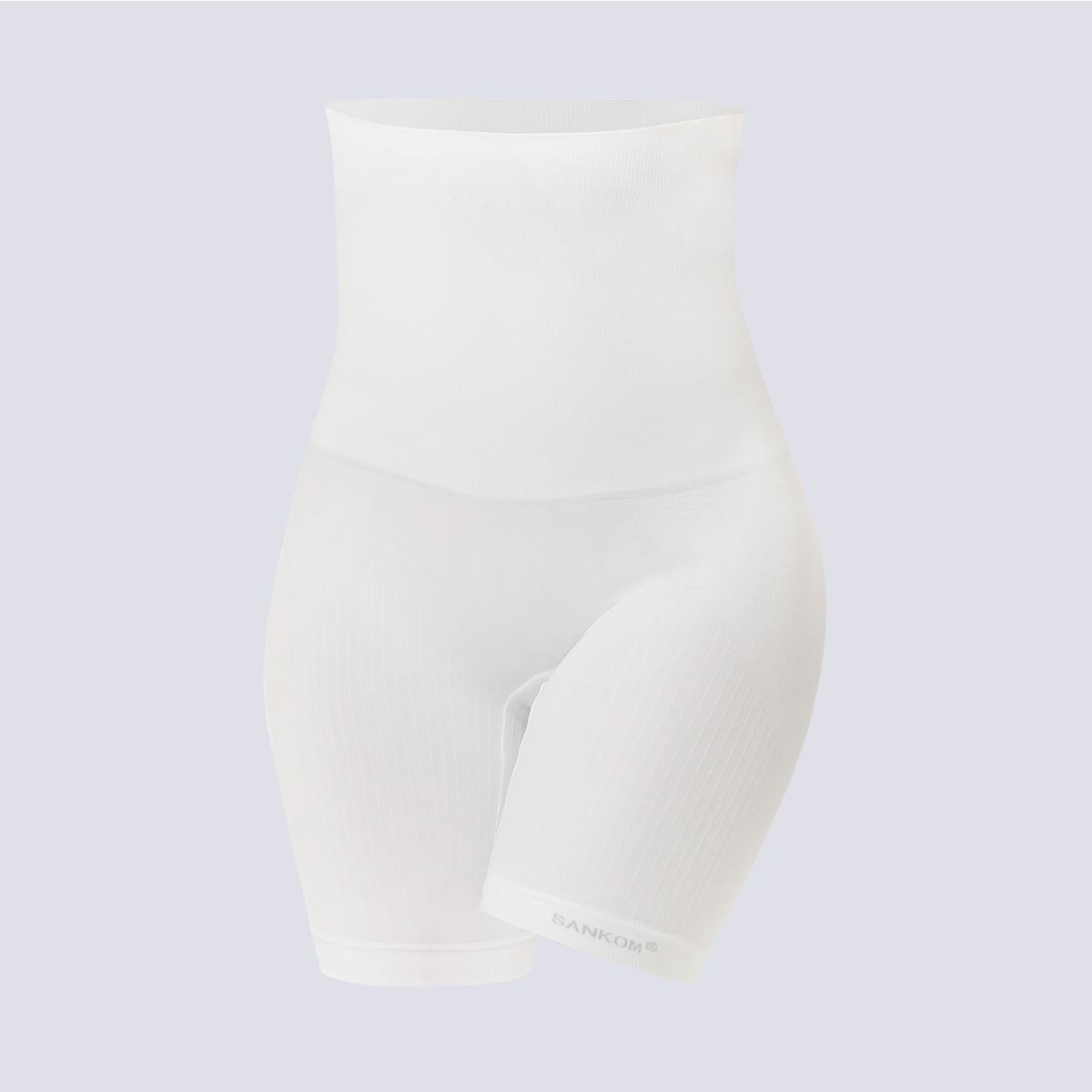 Sankom Shaper Slimming & Posture Pearl White Hypoallergenic High-Waist  Short Edition Ref. No 054-PR